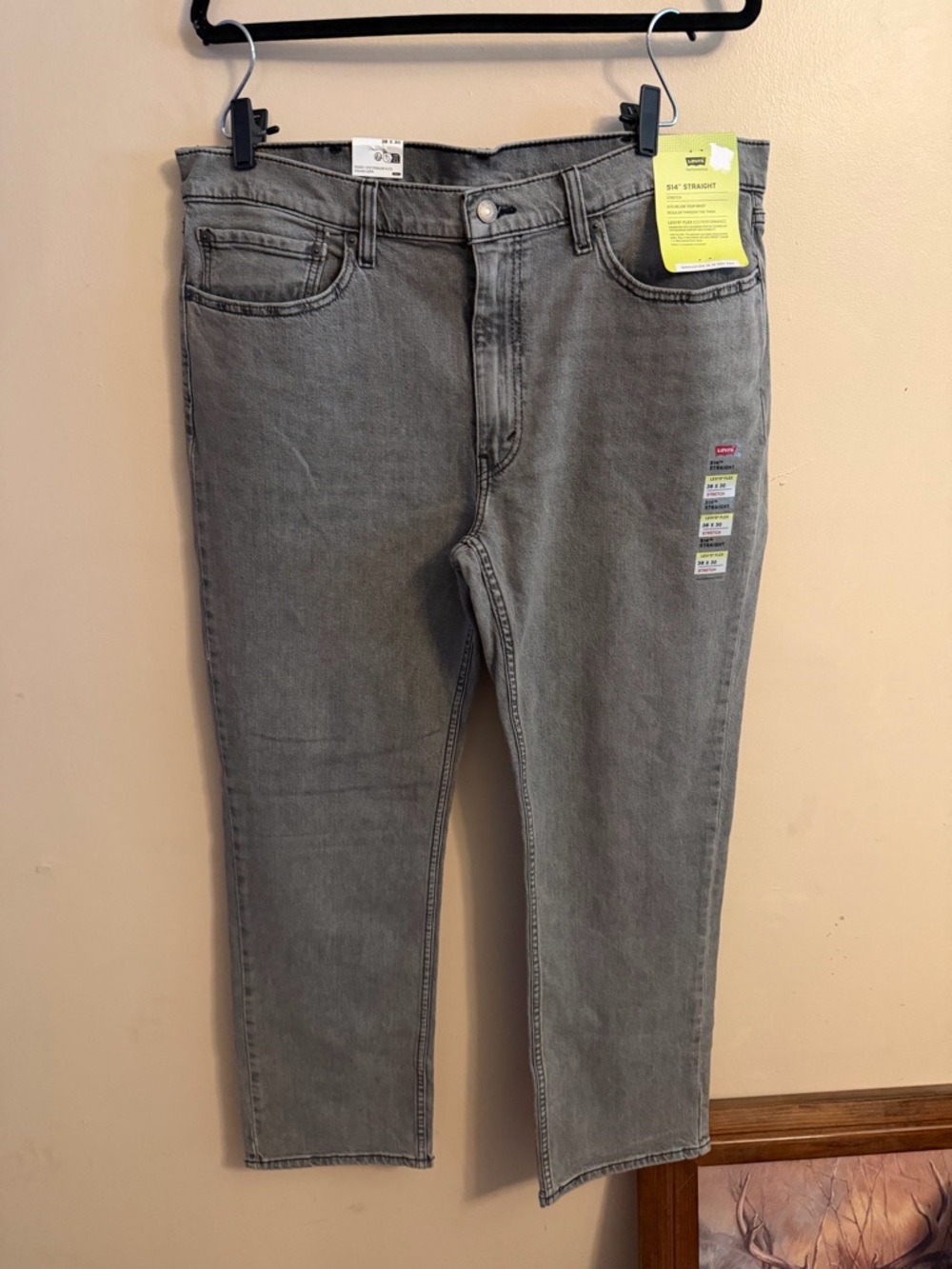 Levi's Men's Straight Gray Denim Jeans